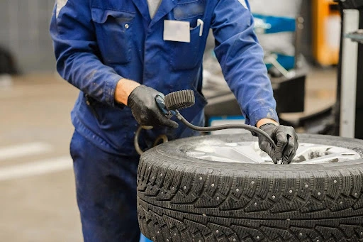puncture tire